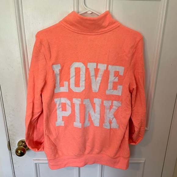 PINK Victoria's Secret Tops - Awesome Love Pink Quarter Zip